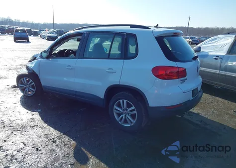 2016 Volkswagen Tiguan S from USA, damaged, VIN WVGAV7AX6GW603550